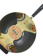 Kitchen Craft Уок тиган 355 см въглеродна стомана -