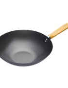 Kitchen Craft Уок тиган с дървена дръжка 30 см въглеродна стомана - от марката Kit