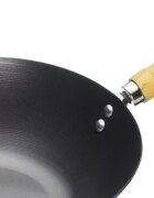 Kitchen Craft Уок тиган с дървена дръжка 30 см въглеродна стомана - от марката Kit