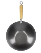Kitchen Craft Уок тиган с дървена дръжка 30 см въглеродна стомана - от марката Kit