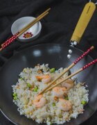 Kitchen Craft Уок тиган с дървена дръжка 30 см въглеродна стомана - от марката Kit