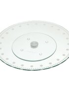 Kitchen Craft Въртящ се поднос 30 см изработен от стъкло -