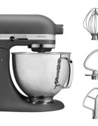 KitchenAid Artisan миксер с купа 4.8L модел 156 Imperial Grey -