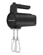 KitchenAid GO акумулаторен ръчен миксер 7-степенен с батерия Matte Black - Kit