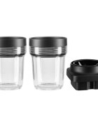 KitchenAid Комплект от 2 съда с остриета за блендер K400 02 л - марка KitchenAi