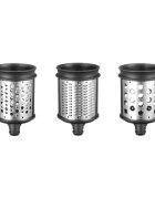 KitchenAid Комплект от 3 броя цилиндрични рендета за настъргване на кашкавал и зе