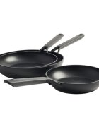 KitchenAid Комплект от 3 незалепващи тигана алуминий 20/24/28 см "Classic" - K