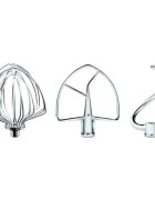 KitchenAid Комплект от 3 приставки за миксери с повдигаща се купа неръждаема сто