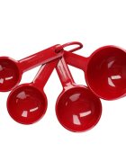 KitchenAid Комплект от 4 броя мерителни чаши цвят "Empire Red" - марка KitchenAi