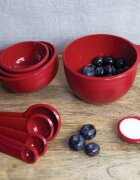 KitchenAid Комплект от 4 броя мерителни чаши цвят "Empire Red" - марка KitchenAi