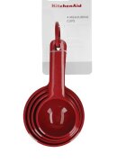 KitchenAid Комплект от 4 броя мерителни чаши цвят "Empire Red" - марка KitchenAi