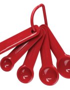 KitchenAid Комплект от 5 броя мерителни лъжички цвят "Empire Red" - марка Kitche