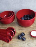KitchenAid Комплект от 5 броя мерителни лъжички цвят "Empire Red" - марка Kitche