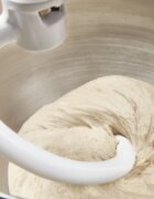KitchenAid Кука за тесто за миксери алуминиева бяла -