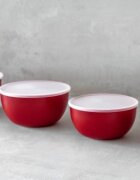 KitchenAid Купи за приготвяне 4 части пластмасови с капак Empire Red - Kitchen