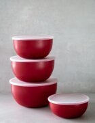 KitchenAid Купи за приготвяне 4 части пластмасови с капак Empire Red - Kitchen