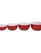 KitchenAid Купи за приготвяне 4 части пластмасови с капак Empire Red - Kitchen