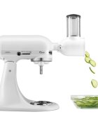 KitchenAid Миксер с купа 43 л с аксесоар за рязане Classic Matte White - Kit
