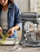 KitchenAid Миксер с купа 5.2L модел HEAVY DUTY Contour Silver -