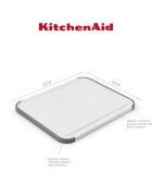 KitchenAid Неплъзгаща се дъска за рязане полипропилен 25x20 см -