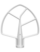 KitchenAid Плоска бъркалка за смесители за повдигане на купата метална бяла - K