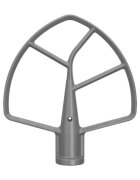 KitchenAid Плоска бъркалка за смесители за повдигане на купата сребристо покрити