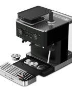 KitchenAid Полуавтоматична електрическа машина за еспресо 1500W цвят "Cast Iron