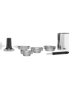 KitchenAid Полуавтоматична електрическа машина за еспресо 1500W цвят "Cast Iron