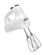 KitchenAid Ръчен миксер Classic с 5 скорости 85 W Бял -