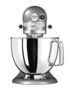 KitchenAid Стационарен миксер "Artisan" с купа 48 л модел 125 "Contour Silver