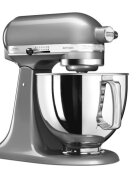 KitchenAid Стационарен миксер "Artisan" с купа 48 л модел 125 "Contour Silver