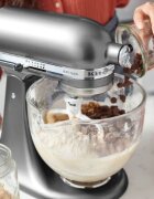 KitchenAid Стационарен миксер "Artisan" с купа 48 л модел 125 "Contour Silver