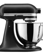 KitchenAid Стационарен миксер "Artisan" с купа 48 л модел 125 "Matte Black" -