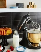 KitchenAid Стационарен миксер "Artisan" с купа 48 л модел 125 "Matte Black" -