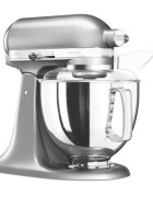 KitchenAid Стационарен миксер "Artisan" с купа 48 л модел 175 "Contour Silver