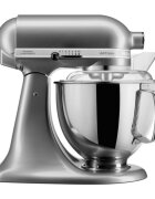 KitchenAid Стационарен миксер "Artisan" с купа 48 л модел 175 "Contour Silver