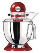 KitchenAid Стационарен миксер "Artisan" с купа 48 л модел 175 "Empire Red" -