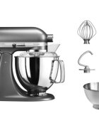 KitchenAid Стационарен миксер "Artisan" с купа 48 л модел 175 "Medallion Silv