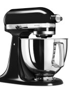 KitchenAid Стационарен миксер "Artisan" с купа 48 л модел 175 "Onyx Black - K