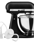 KitchenAid Стационарен миксер с купа 4.3 л модел 95 Matte Black -