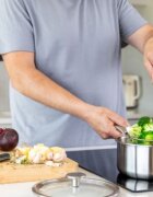 KitchenAid Телена цедка неръждаема стомана 35.5 см "Classic" Empire Red - Kit