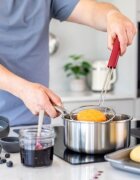 KitchenAid Телена цедка неръждаема стомана 35.5 см "Classic" Empire Red - Kit