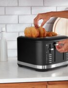 KitchenAid Тостер с 4 гнезда 1960 W Matte Black -