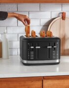 KitchenAid Тостер с 4 гнезда 1960 W Matte Black -