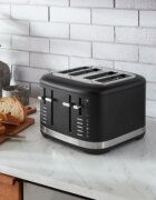 KitchenAid Тостер с 4 гнезда 1960 W Matte Black -