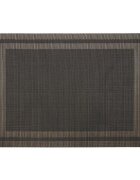 KitchenShop Комплект от 4 подложки за маса 45 х 30 см черни