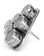 KitchenShop Комплект от 7 контейнера от неръждаема стомана за подправки