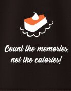 KitchenShop Кухненска престилка "Count the memories not calories"