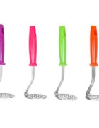 KitchenShop Мини прибор за трошене на картофи 17 см неръждаема стомана