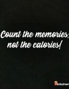 KitchenShop Пазарска чанта "Count the memories not the calories"